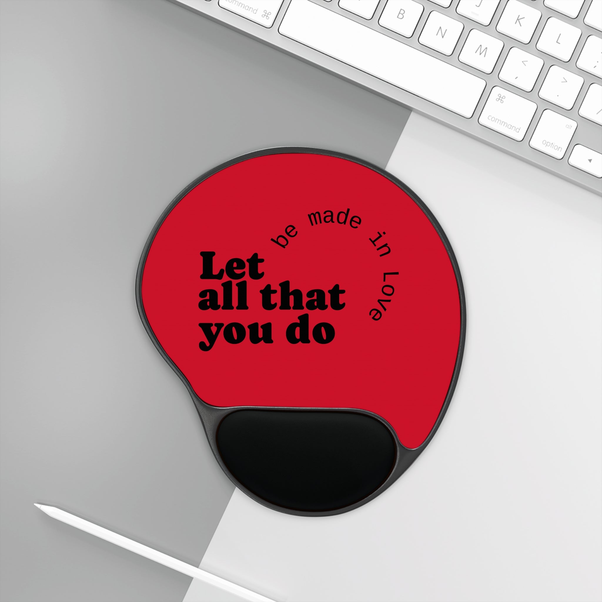 Inspirational Mouse Pad with Wrist Rest - Perfect Gift for Home Office, Motivational Decor, Computer Accessories
