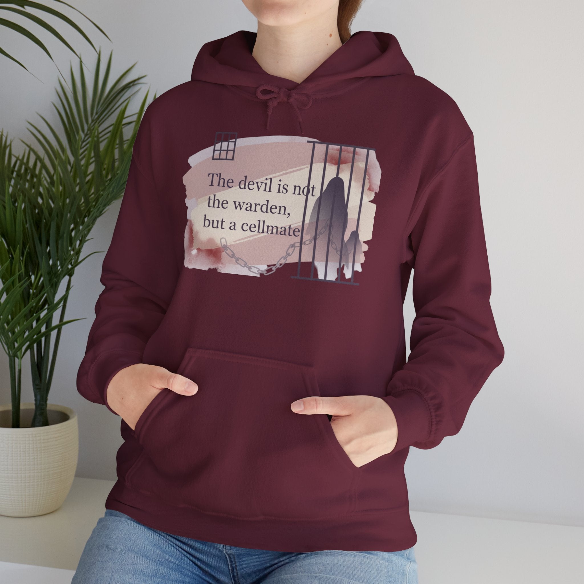 Hoodie Unisex Heavy Blend™ Sweatshirt with Powerful Statement Design