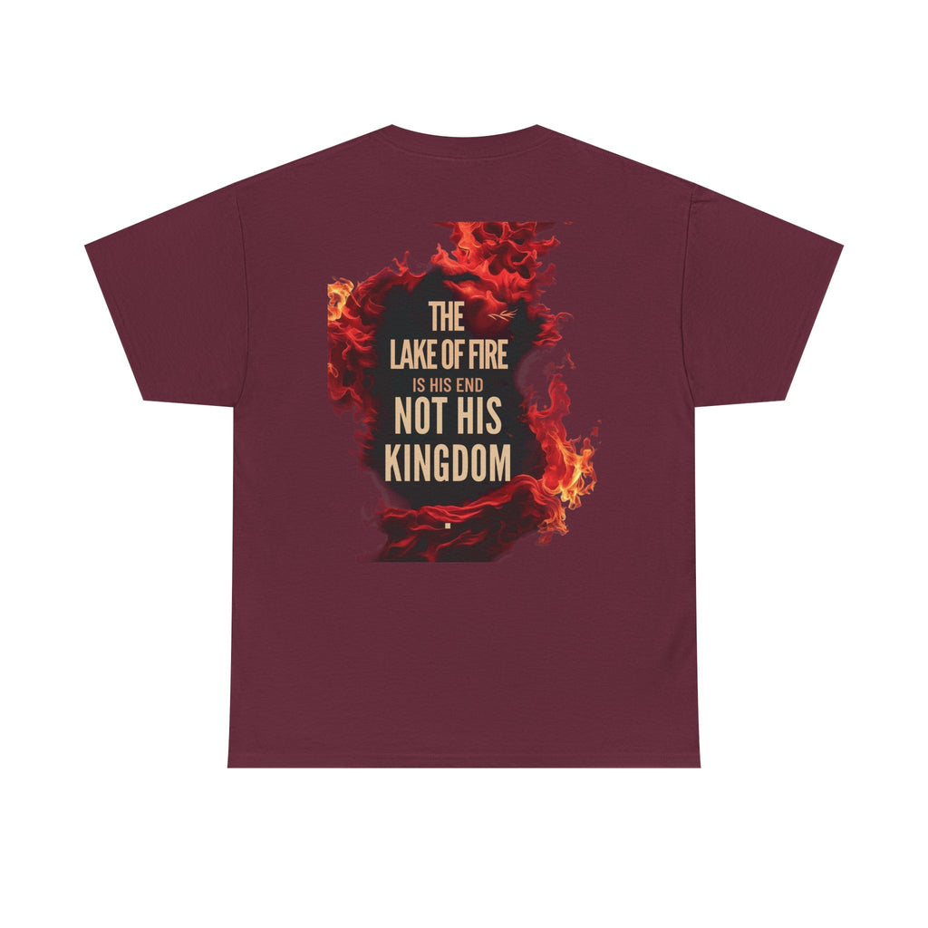 T-Shirt The Lake of Fire His Kingdom Bible Misconception Unisex Tee