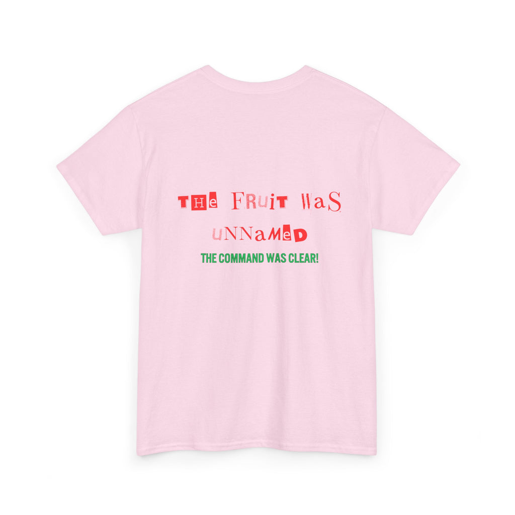 Unisex Heavy Cotton Tee - The Fruit Was Unnamed Command Clear T-Shirt