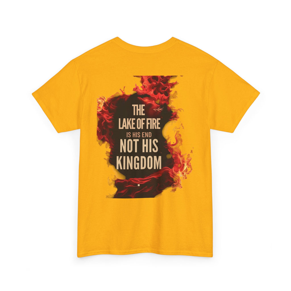 T-Shirt The Lake of Fire His Kingdom Bible Misconception Unisex Tee