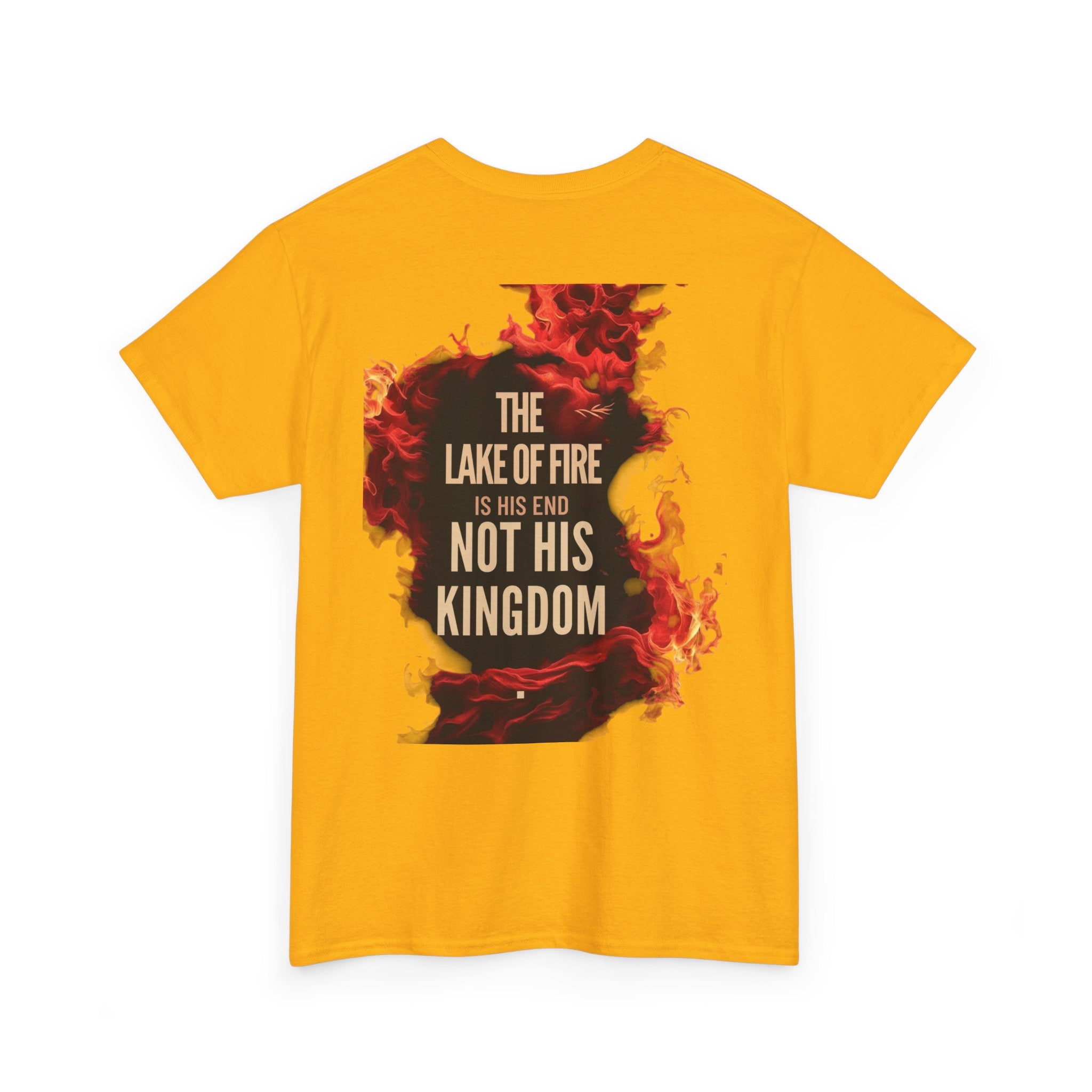 T-Shirt The Lake of Fire His Kingdom Bible Misconception Unisex Tee