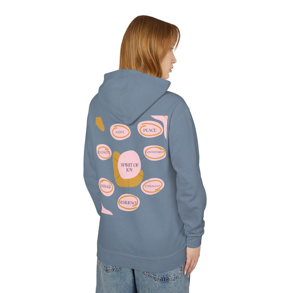 Joyful Hoodie - Encouragement, Peace, Celebration, Courage, Resilience, Spiritual Vitality