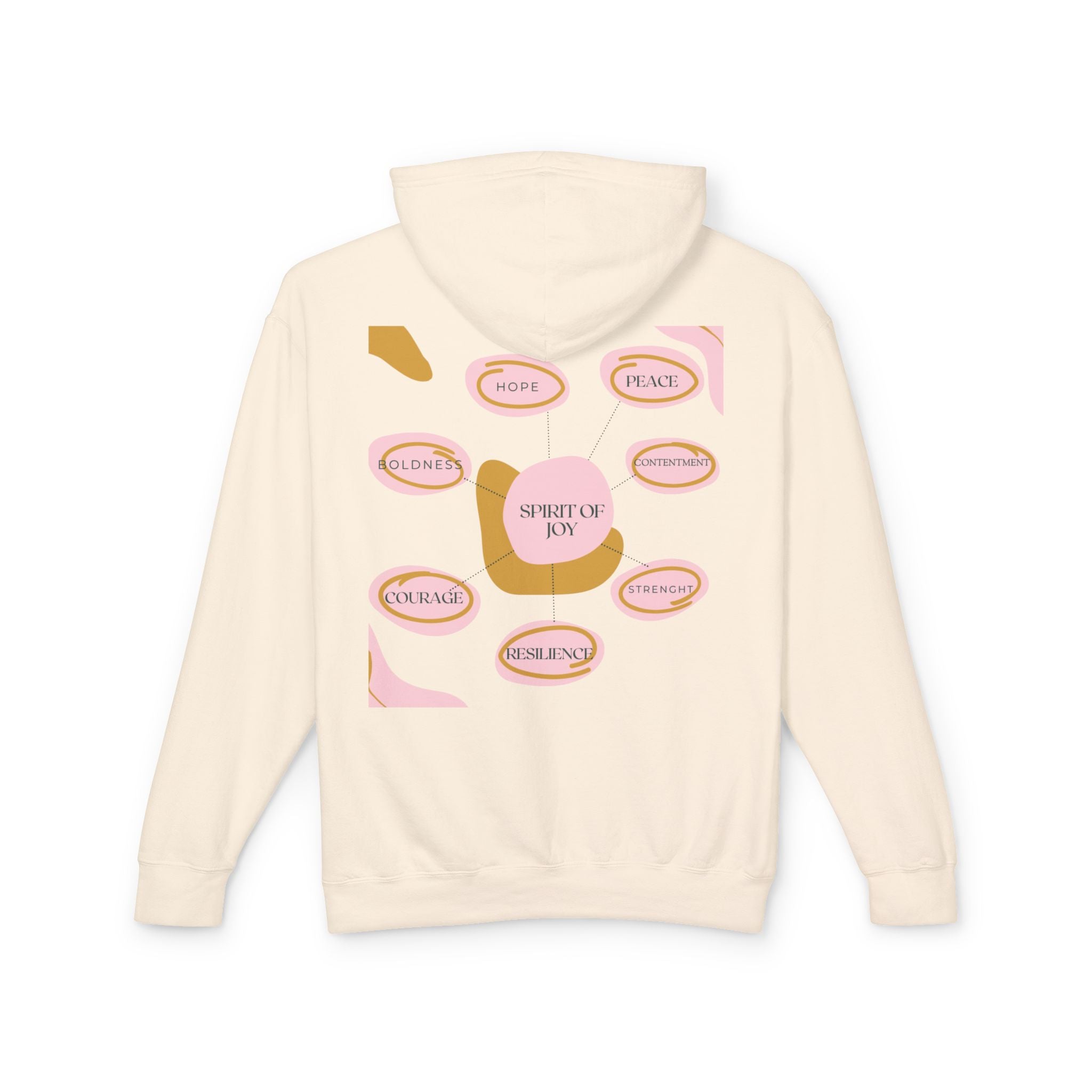 Joyful Hoodie - Encouragement, Peace, Celebration, Courage, Resilience, Spiritual Vitality