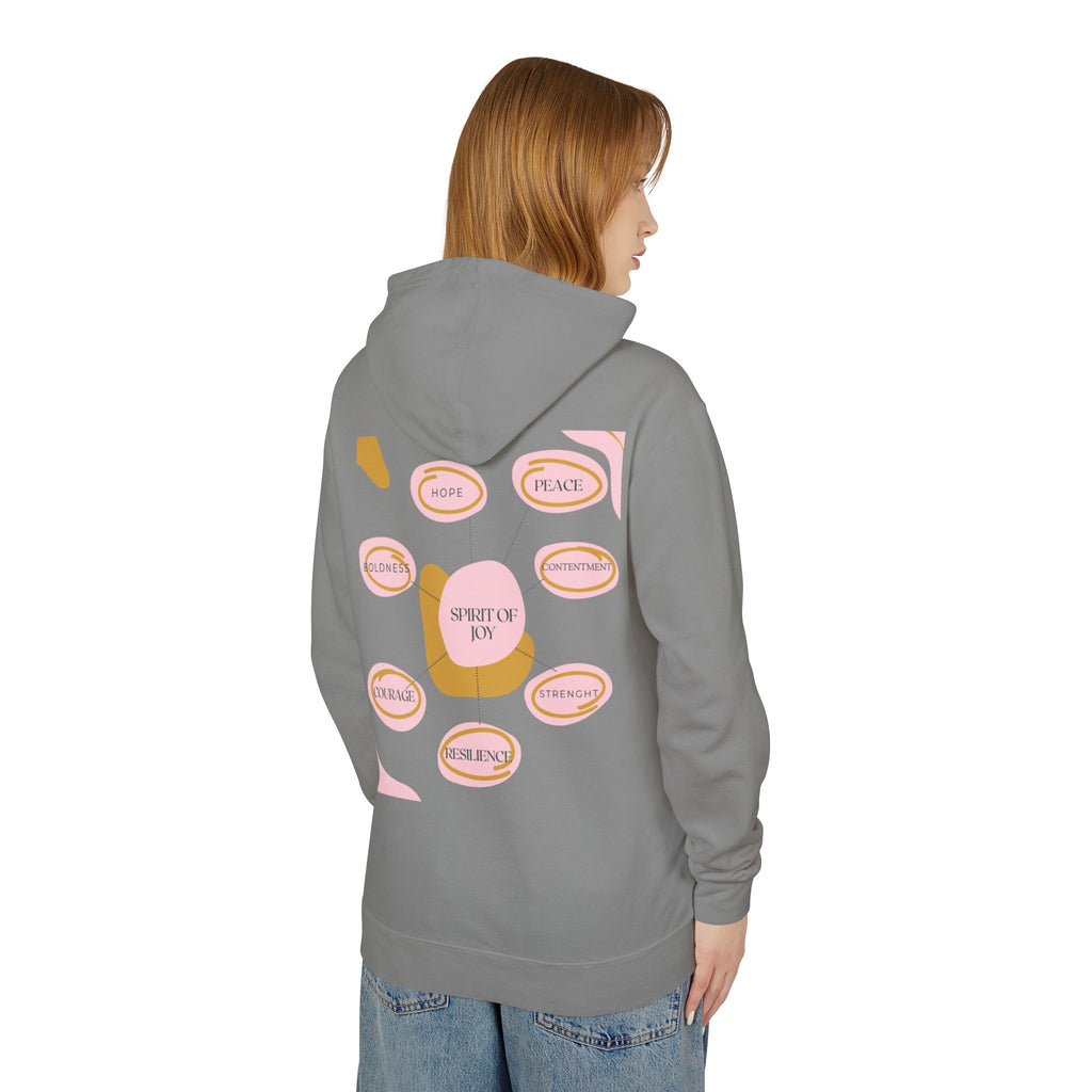 Joyful Hoodie - Encouragement, Peace, Celebration, Courage, Resilience, Spiritual Vitality
