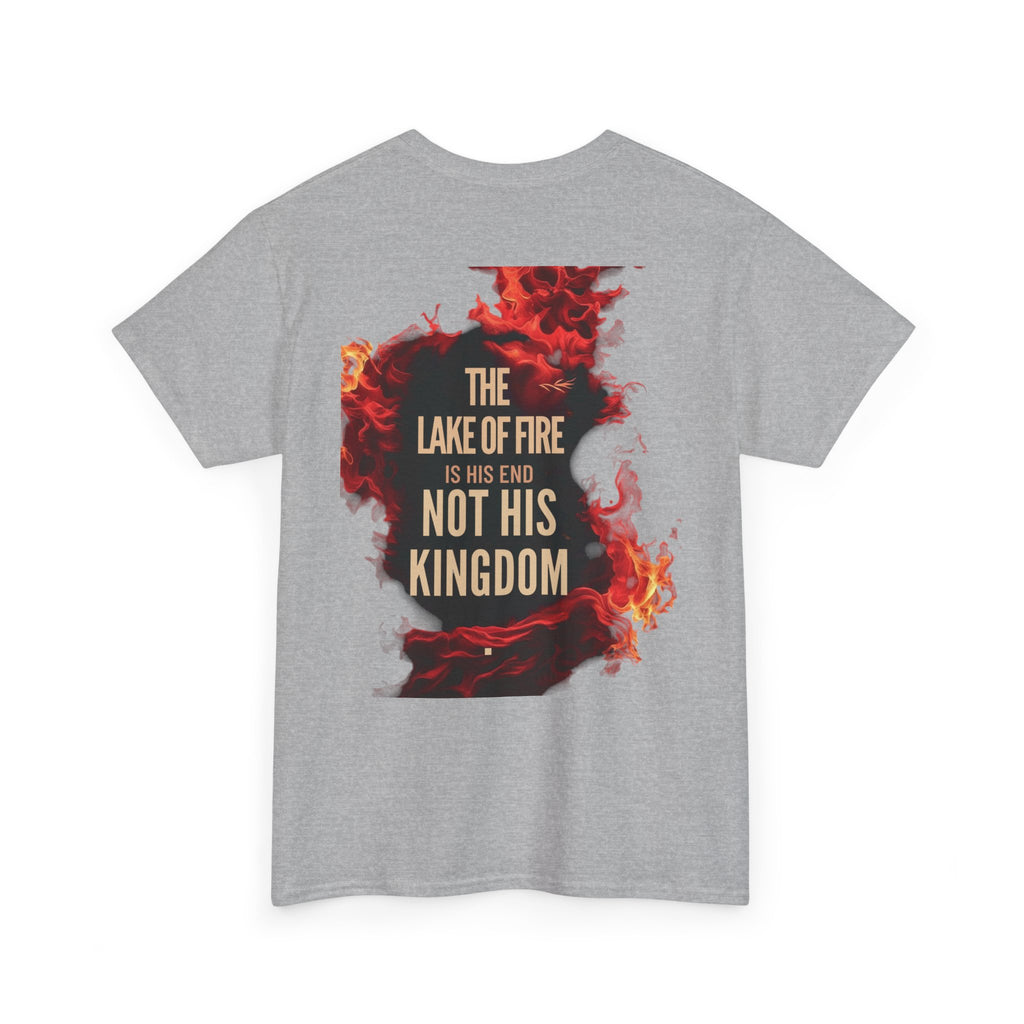 T-Shirt The Lake of Fire His Kingdom Bible Misconception Unisex Tee