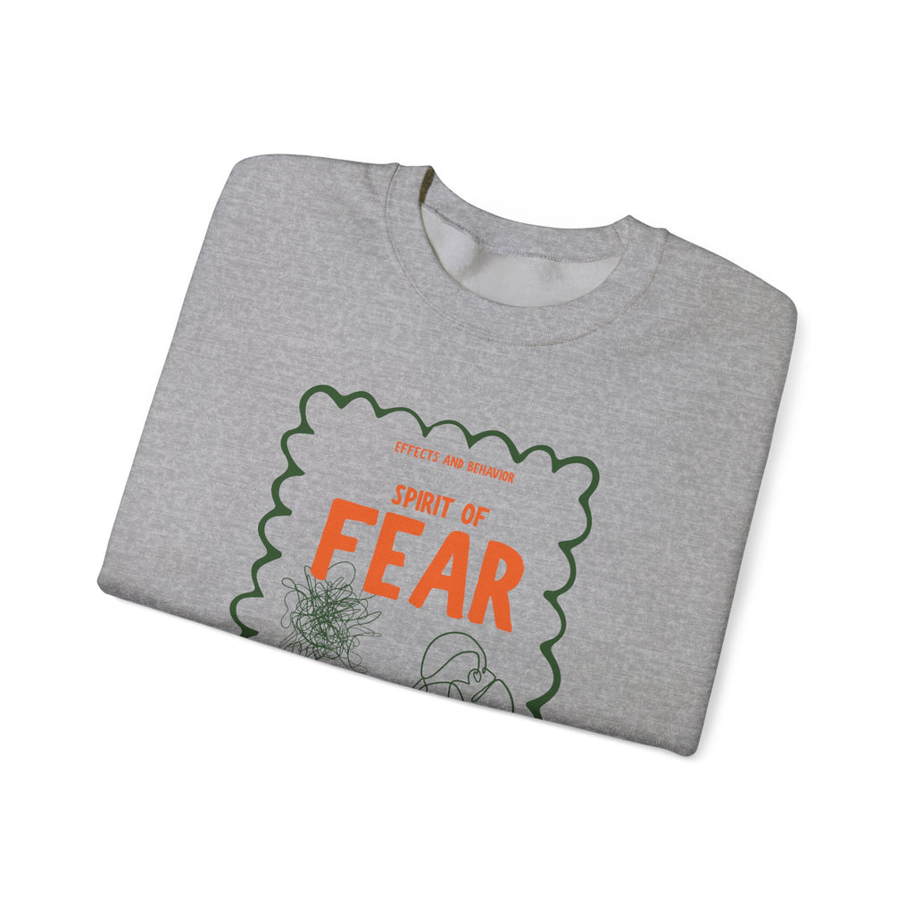 Christian Sweatshirt - Spirit of Fear Spirit of Power Faith Bible Verse Clothing