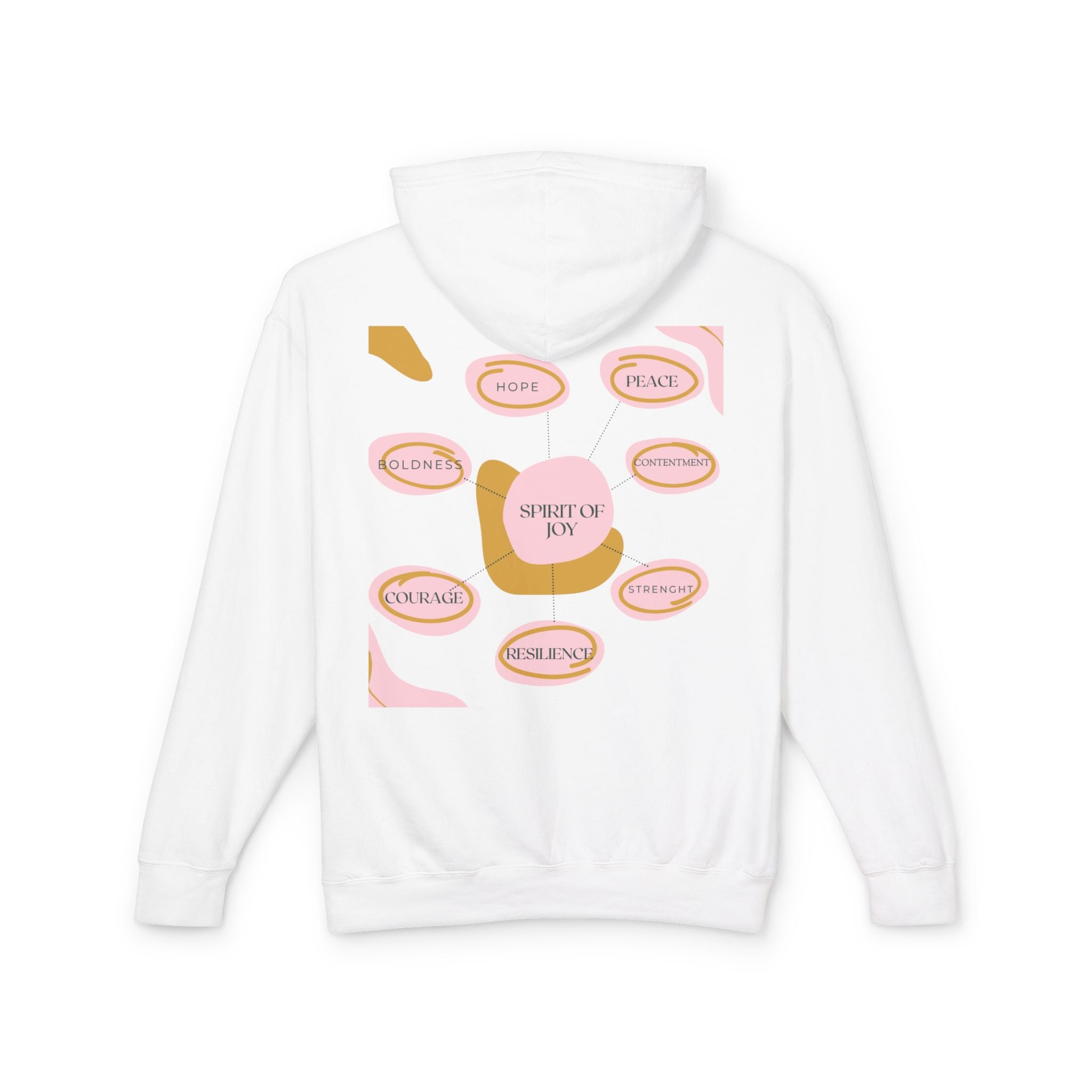 Joyful Hoodie - Encouragement, Peace, Celebration, Courage, Resilience, Spiritual Vitality