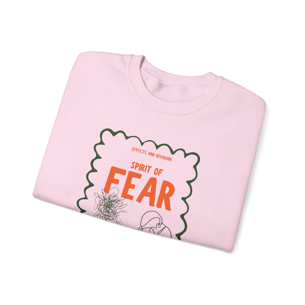 Christian Sweatshirt - Spirit of Fear Spirit of Power Faith Bible Verse Clothing