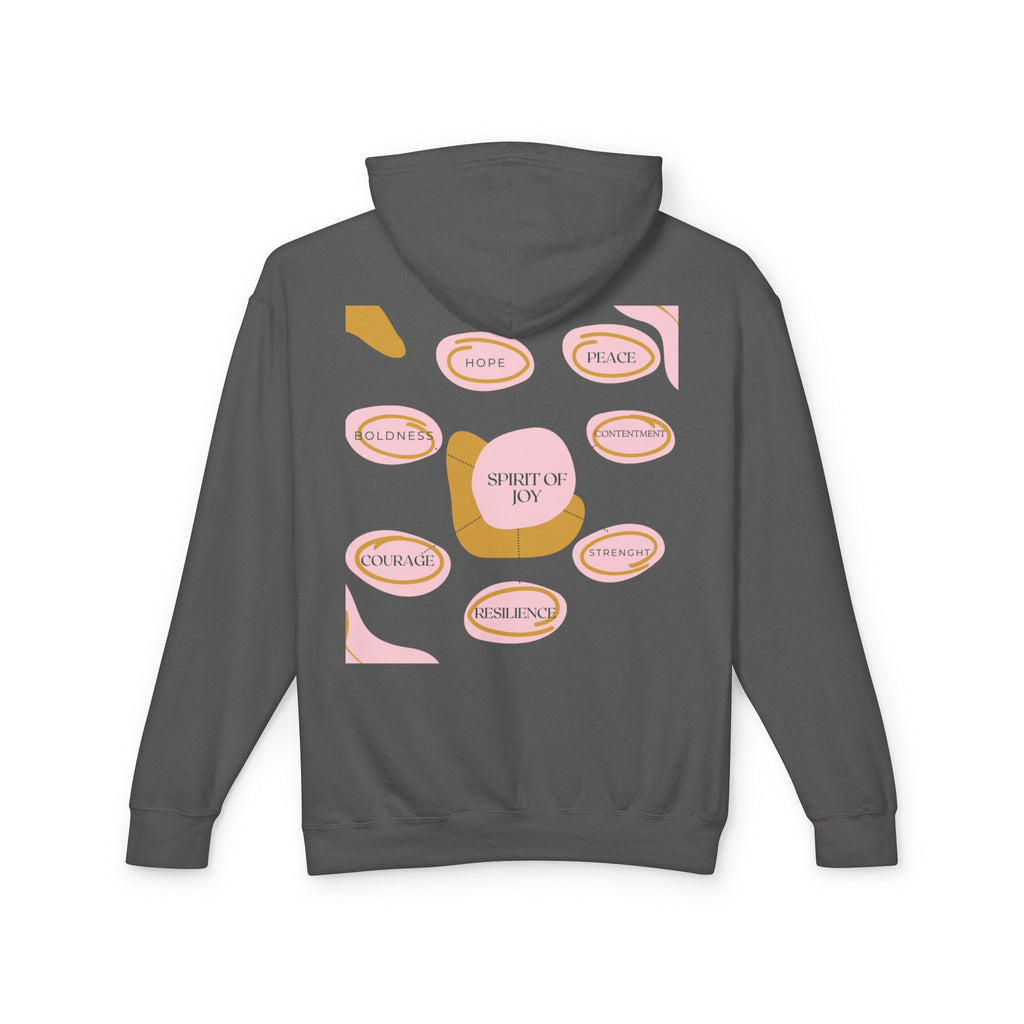 Joyful Hoodie - Encouragement, Peace, Celebration, Courage, Resilience, Spiritual Vitality