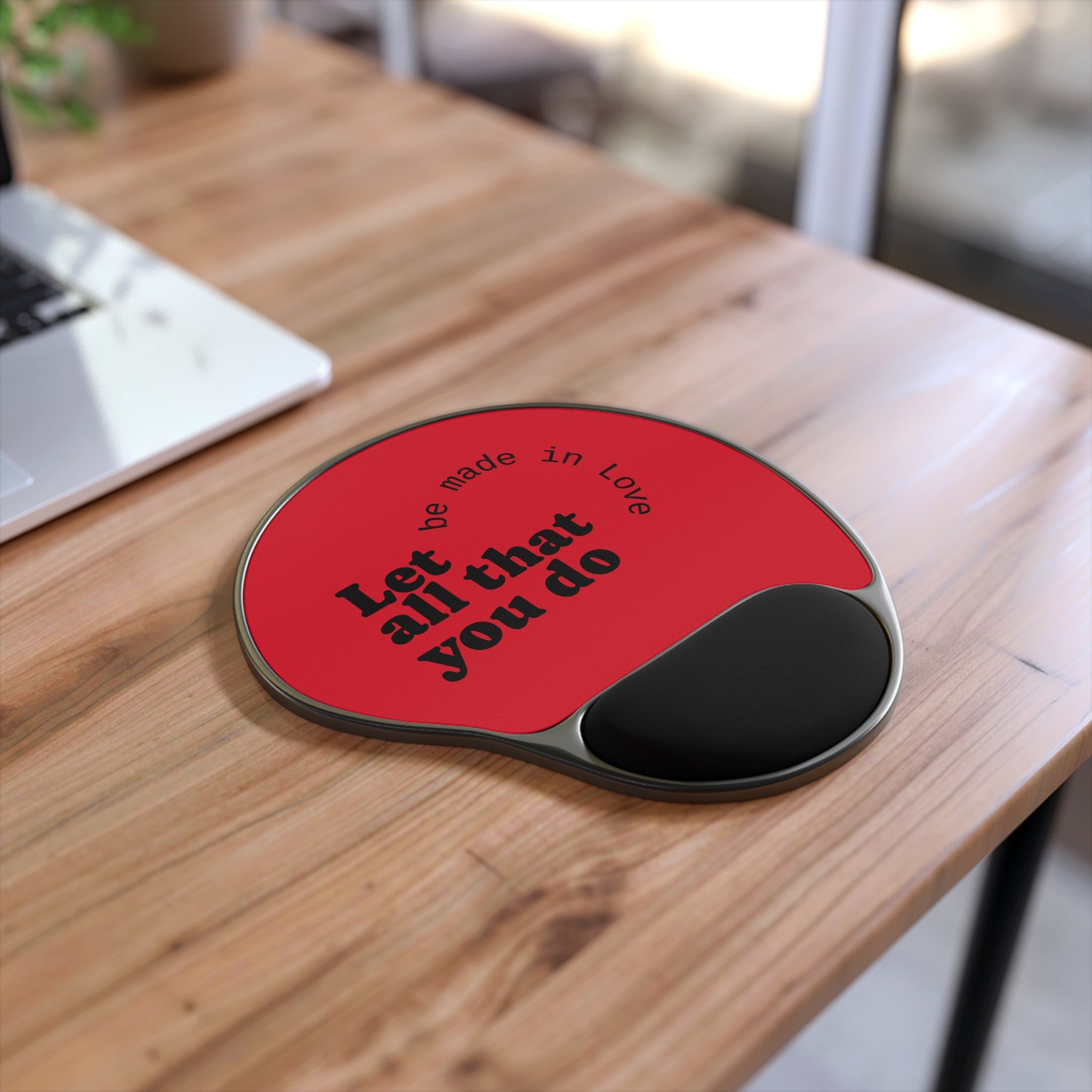 Inspirational Mouse Pad with Wrist Rest - Perfect Gift for Home Office, Motivational Decor, Computer Accessories